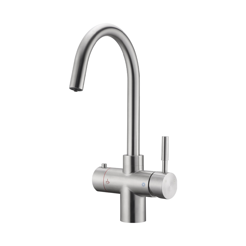 Domáci lesk z nehrdzavejúcej ocele All-in-One Round Manual Faucet