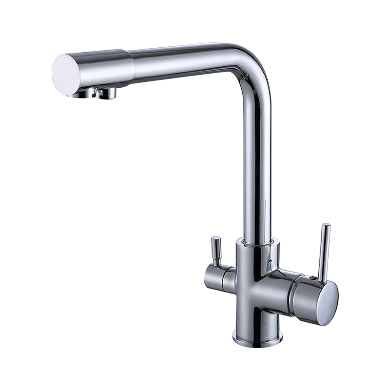 Kancelária z nehrdzavejúcej ocele All-in-One rohový manuálny faucet